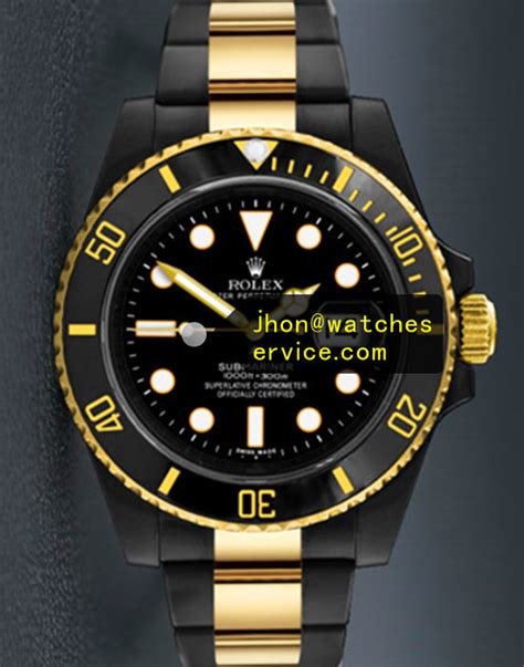 rolex submariner black gold replica